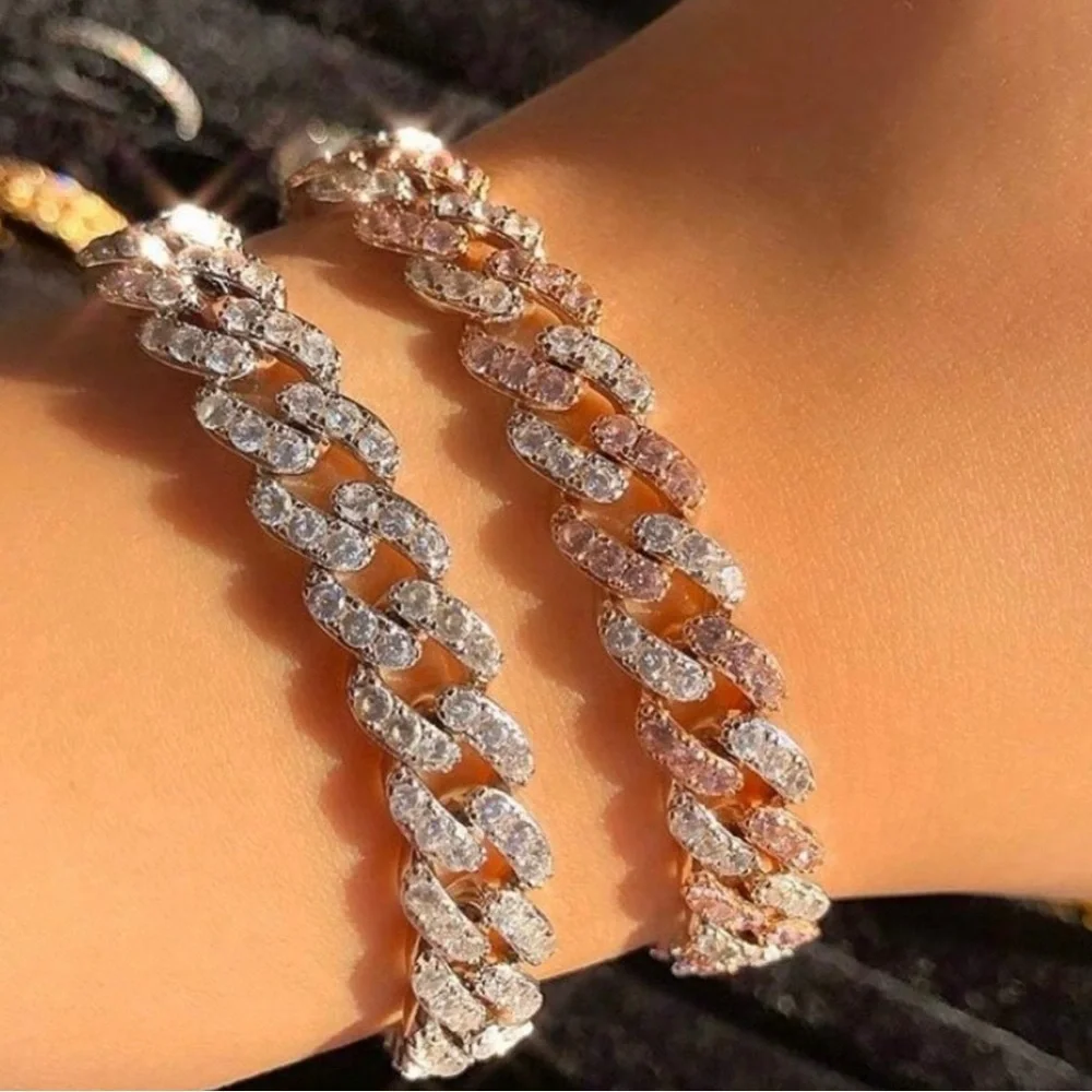 Silver 7 inch 9mm Cuban bracelet
